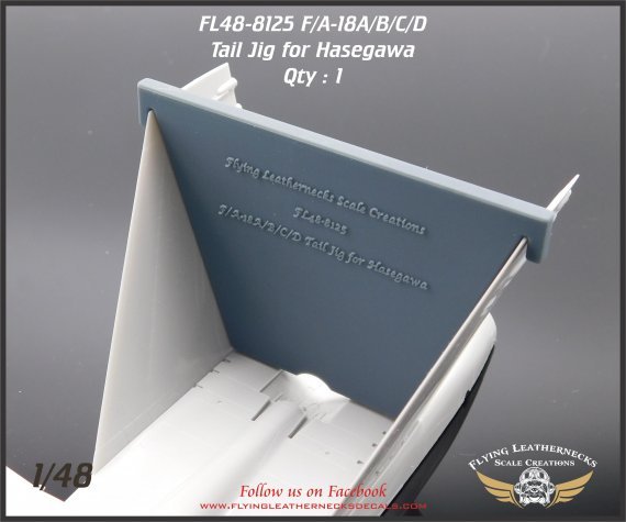 1/48 McDonnell-Douglas F/A-18 Hornet Tail jig for Hasegawa