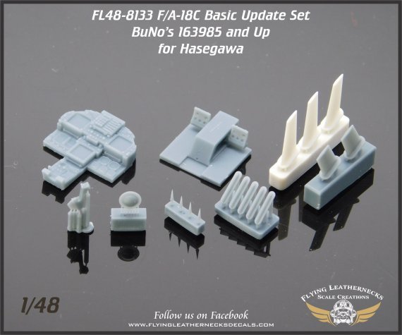 1/48 F/A-18C Hornet Basic Cockpit Update for Hasegawa