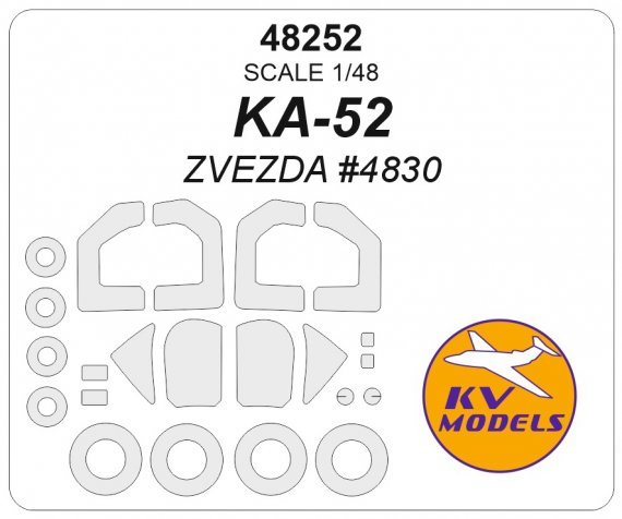 1/48 Kamov KA-52 mask for Zvezda