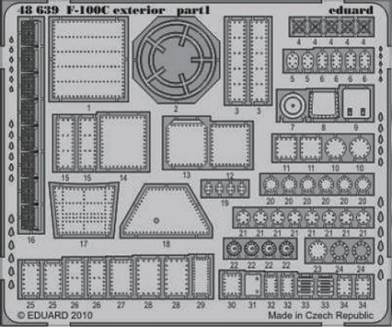 1/48  F-100C exterior (TRUMP)