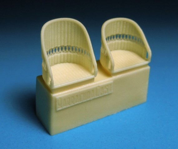 1/48 British WWI Wicker AGS Seats  No Belts
