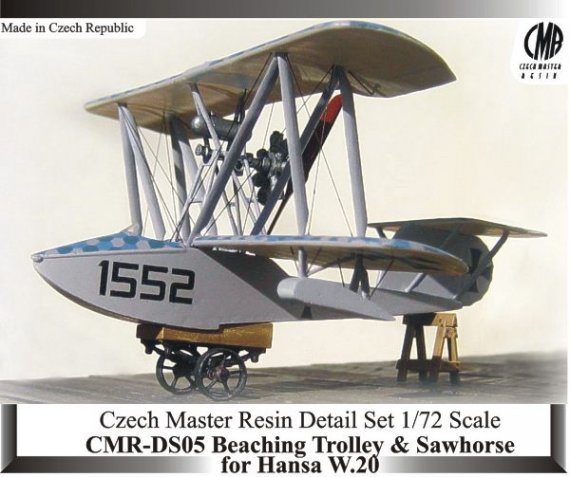 Chariot de mise � l'eau Hansa-Brandenburg W.20 1/72