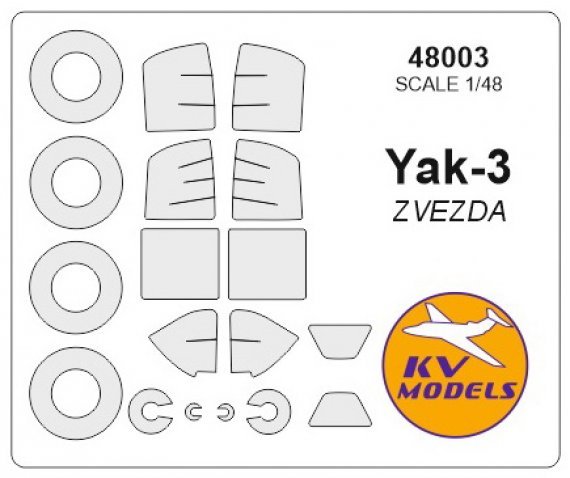 1/48 Yakovlev Yak-3 + wheels masks