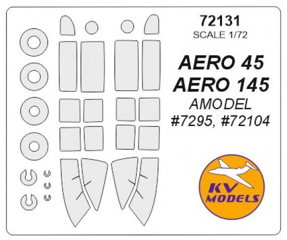 1/72 Aero 45, Aero 145 + wheels masks