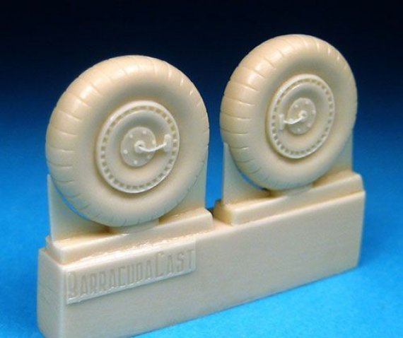 1/48 WWII Russian Fighter Mainwheels.