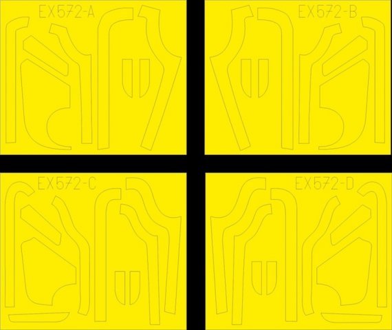 Mask 1/48 B-17G antiglare panels  VE prod.ask 1/48 B-17G antigl