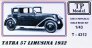 1/43 TATRA 57 Limousine 1932