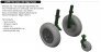 Brassin 1/48 F4U wheels for Magic Factory