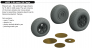 Brassin 1/48 P-38J wheels