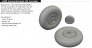 Brassin 1/48 Hurricane Mk.II wheels for Arma Hobby