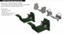 Brassin 1/48 Bf 109E rudder pedals late