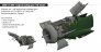 Brassin 1/48 Fw 190A-7 engine & fuselage guns EDU