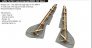 Brassin 1/48 Fw 190A-7 undercarriage legs BRONZE EDU