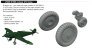 Brassin 1/72 Bf 109G-6 wheels for Tamiya