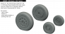 Brassin 1/48 F-4B wheels