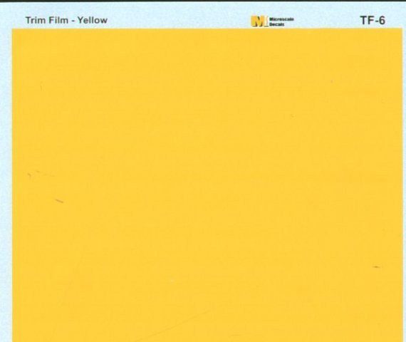 Yellow trimfilm if you cannot see the colour that you want you c