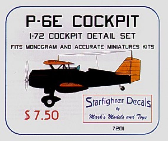 1/72 Boeing P-6E cockpit set for Accurate Miniatures and Monogra