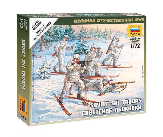 1/72 Soviet Skiers [WWII]