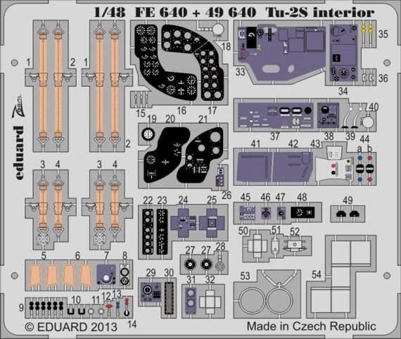 1/48 Tu-2S interior S.A. (XUNTONG)