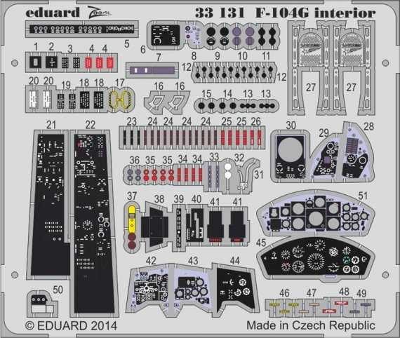 1/32 F-104G interior S.A. (ITAL)