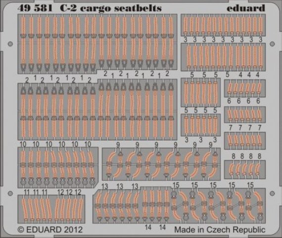 1/48 C-2 cargo seatbelts (KIN)