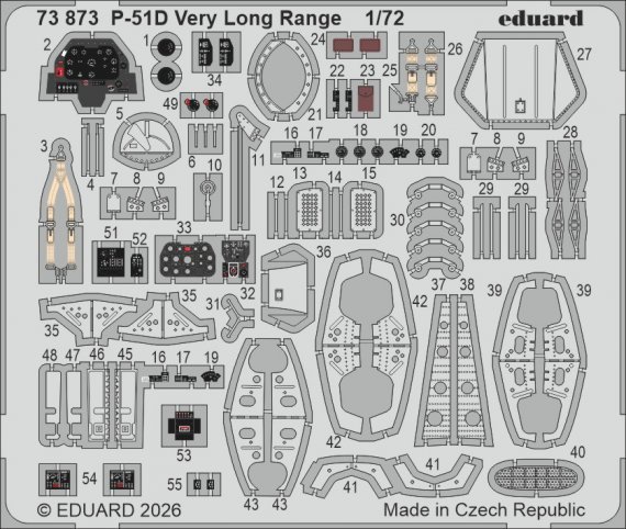 Eduard 1/72 P-51D Very Long Range Arma Hobby