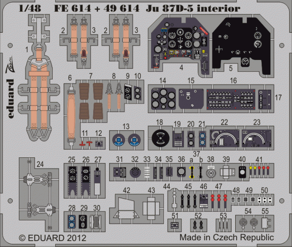 1/48 Ju 87D-5 interior S.A. (ITAL)