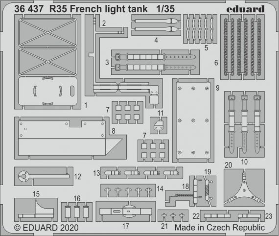 1/35 SET R35 French light tank