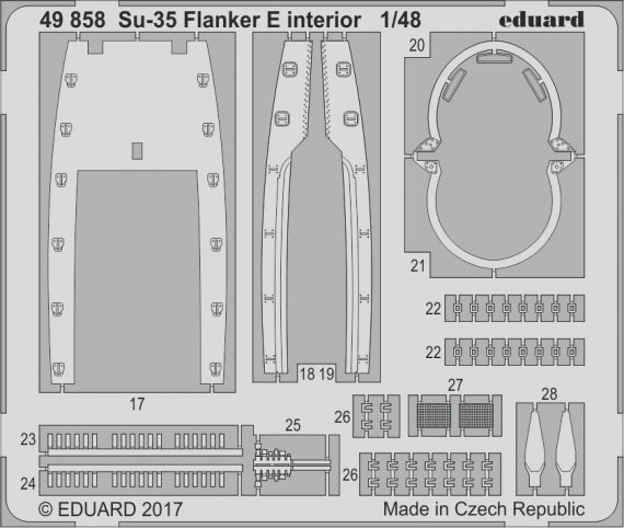 SET Su-35 Flanker E interior