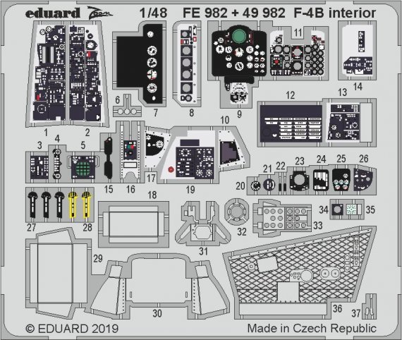 McDonnell F-4B Phantom II interior 1/48