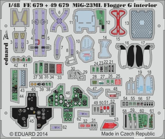 1/48 MiG-23ML Flogger G interior S.A. (TRUMP)