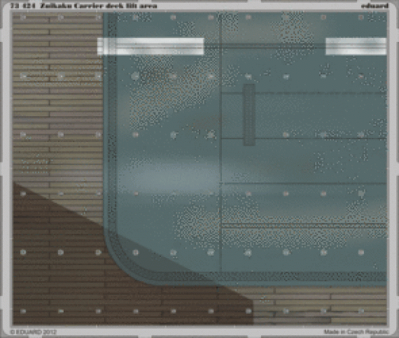 1/72 Zuikaku Carrier deck lift area