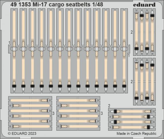 1/48 SET Mi-17 cargo seatbelts
