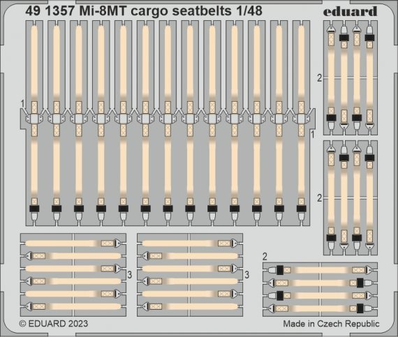 1/48 SET Mi-8MT cargo seatbelts STEEL