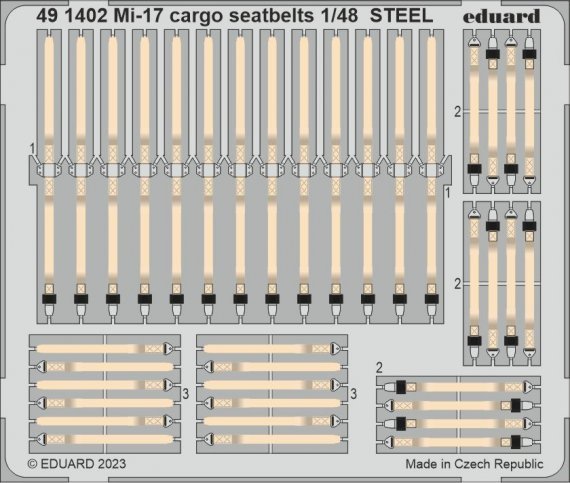 1/48 SET Mi-17 cargo seatbelts STEEL TRUMP