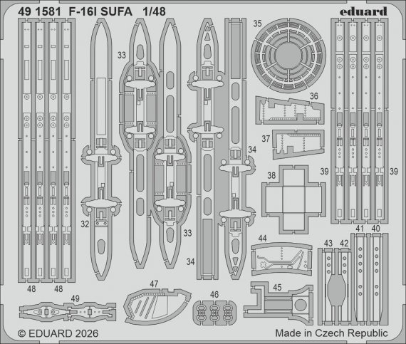 Eduard Set F-16I Sufa 1/48 for GWH