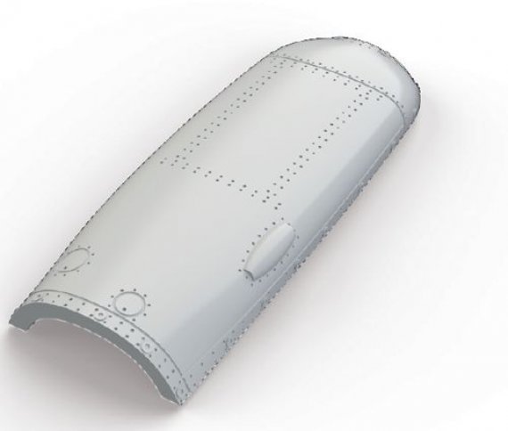 BRASSIN 1/72 Spitfire Mk.IX top cowl early