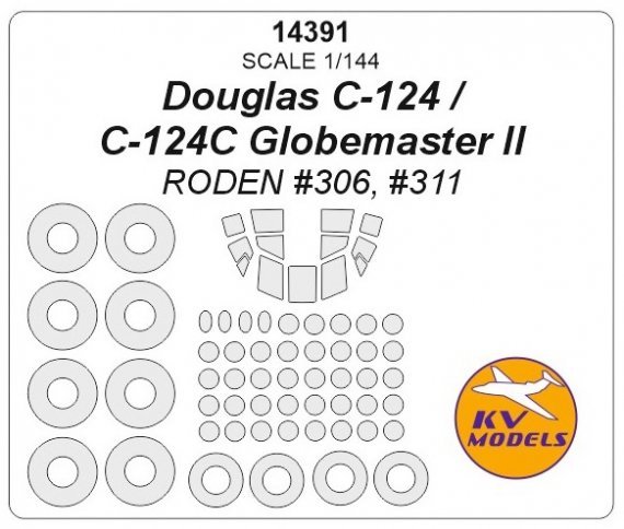 1/144 Douglas C-124 Globemaster II paint mask