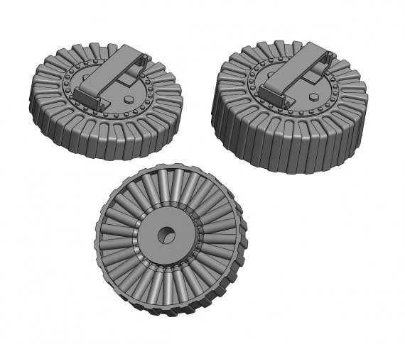 1/32 Lewis Magazines, two different types 5 + 5 pc