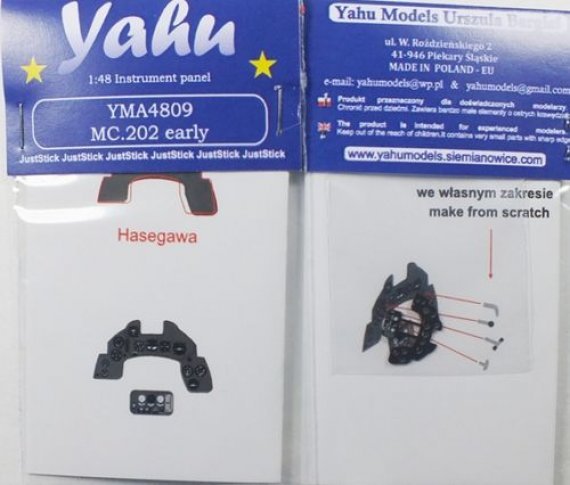 1/48 Macchi C.202 Early Version instrument panel