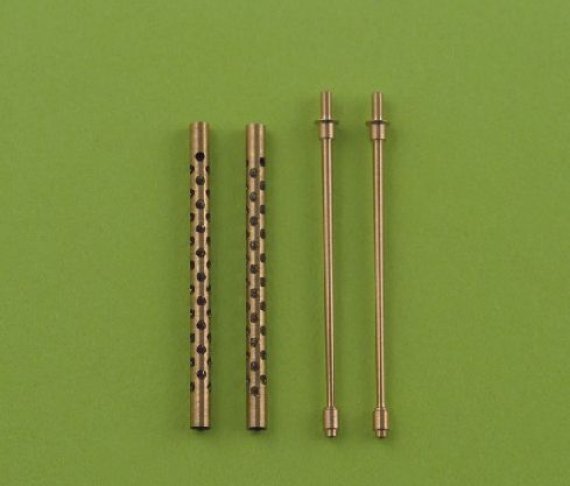 Master 1/35 Canne Browning M2 .50 ottone tornito x2