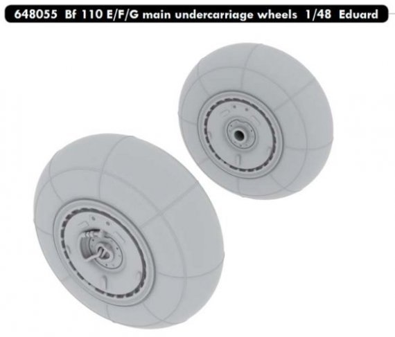 1/48 Bf 110 E/F/G main undercar wheels