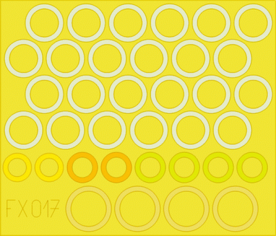 M-4A3E8 Sherman wheel masks  1/48  (HBS)