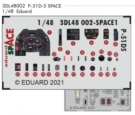 1/48 P-51D-5 SPACE 3D