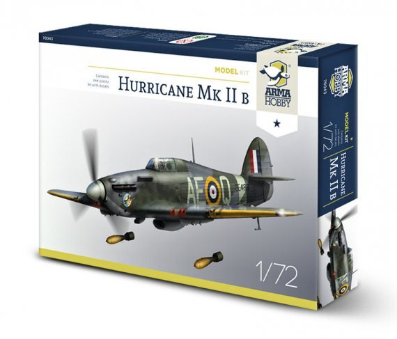 1/72 Hurricane Mk IIb Model Kit