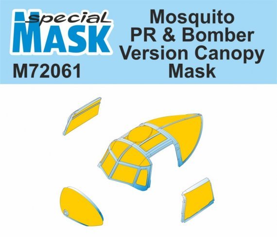 1/72 Mask for Mosquito PR & Bomber version for Special Hobby