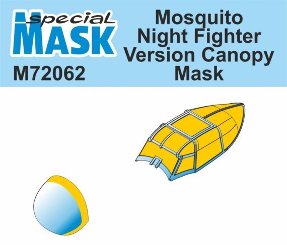 1/72 Mask for Mosquito NF version for Special Hobby