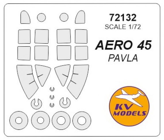 1/72 Aero 45 + wheels masks