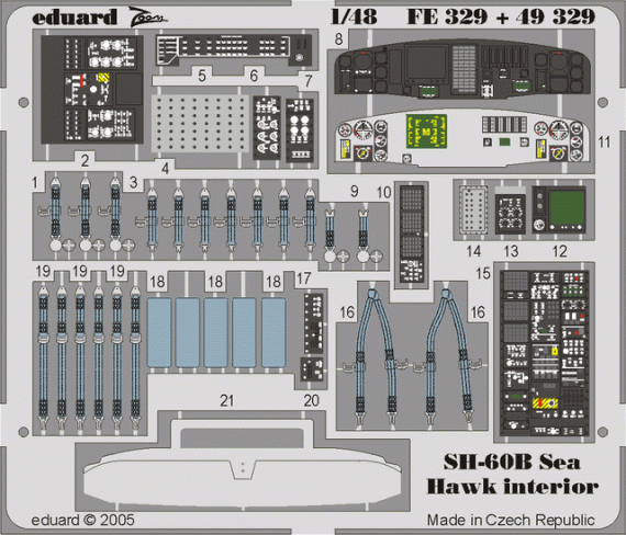 SH-60B Sea Hawk interior  (ITA)