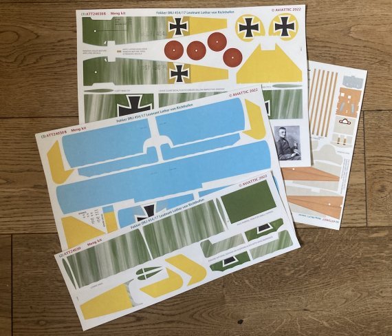 1/24 Fokker DR.I Triplane Ltn. Lothar von Richthofen scheme B